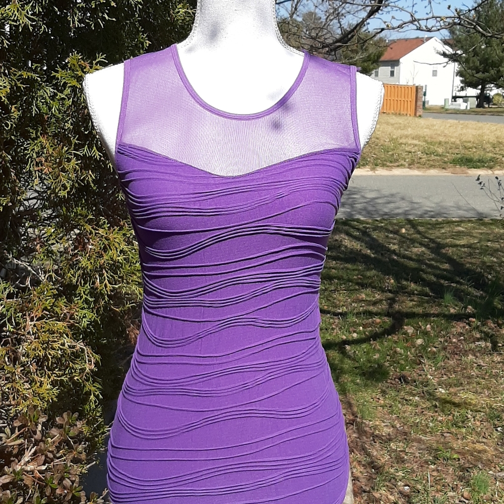 Purple Bodycon Dress